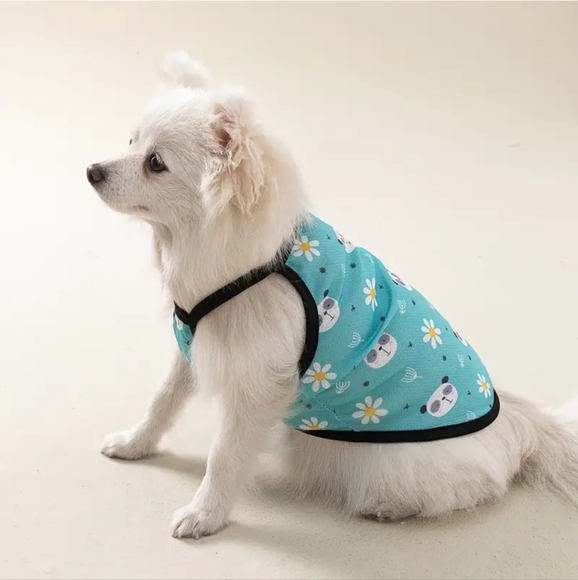 Panda Sunflower Summer Dog Tank NIP For Small Dogs - Picture 4 of 5